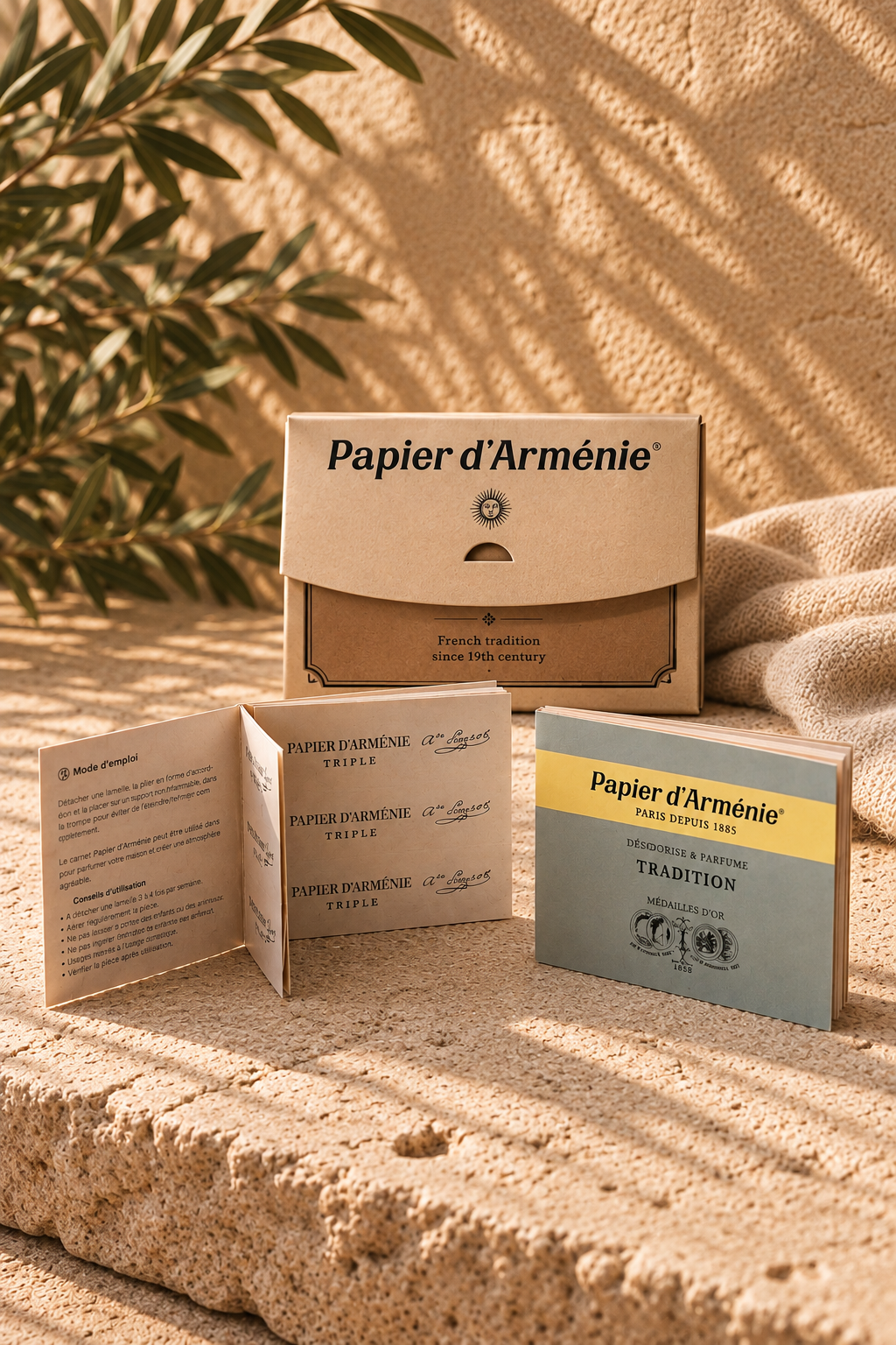 Papier d’Arménie " Incense paper "