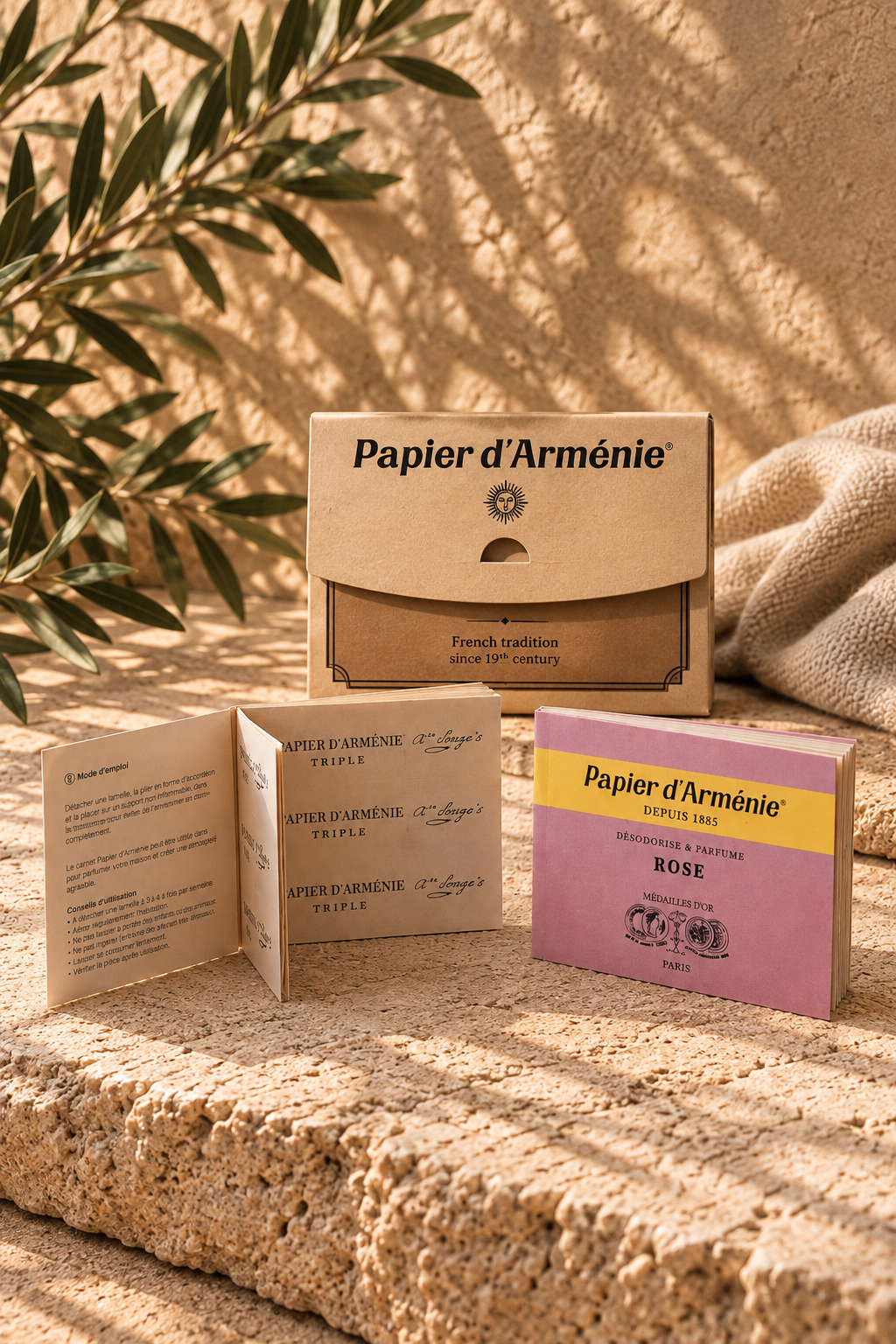 Papier d’Arménie " Incense paper "