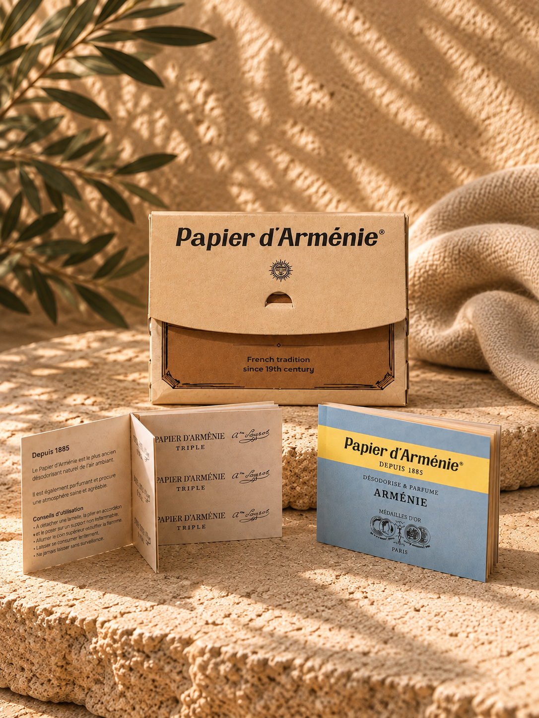 Papier d’Arménie " Incense paper "