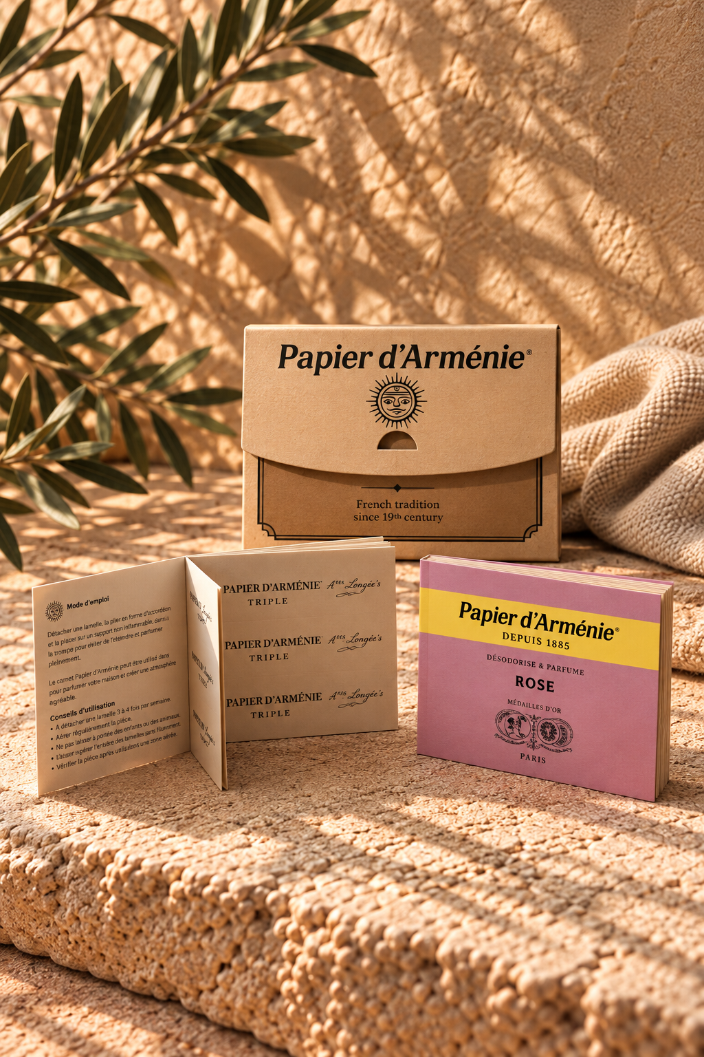 Papier d’Arménie " Incense paper "