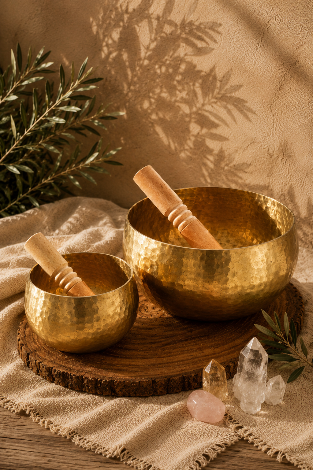 Singing healing bowls